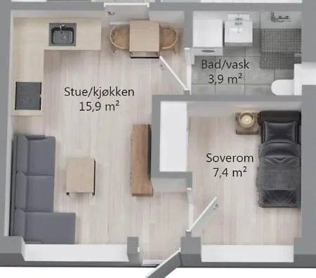 New And Bright Near Zoo And Kjevik Airport Appartement Kristiansand