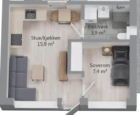 New And Bright Near Zoo And Kjevik Airport Apartment Kristiansand